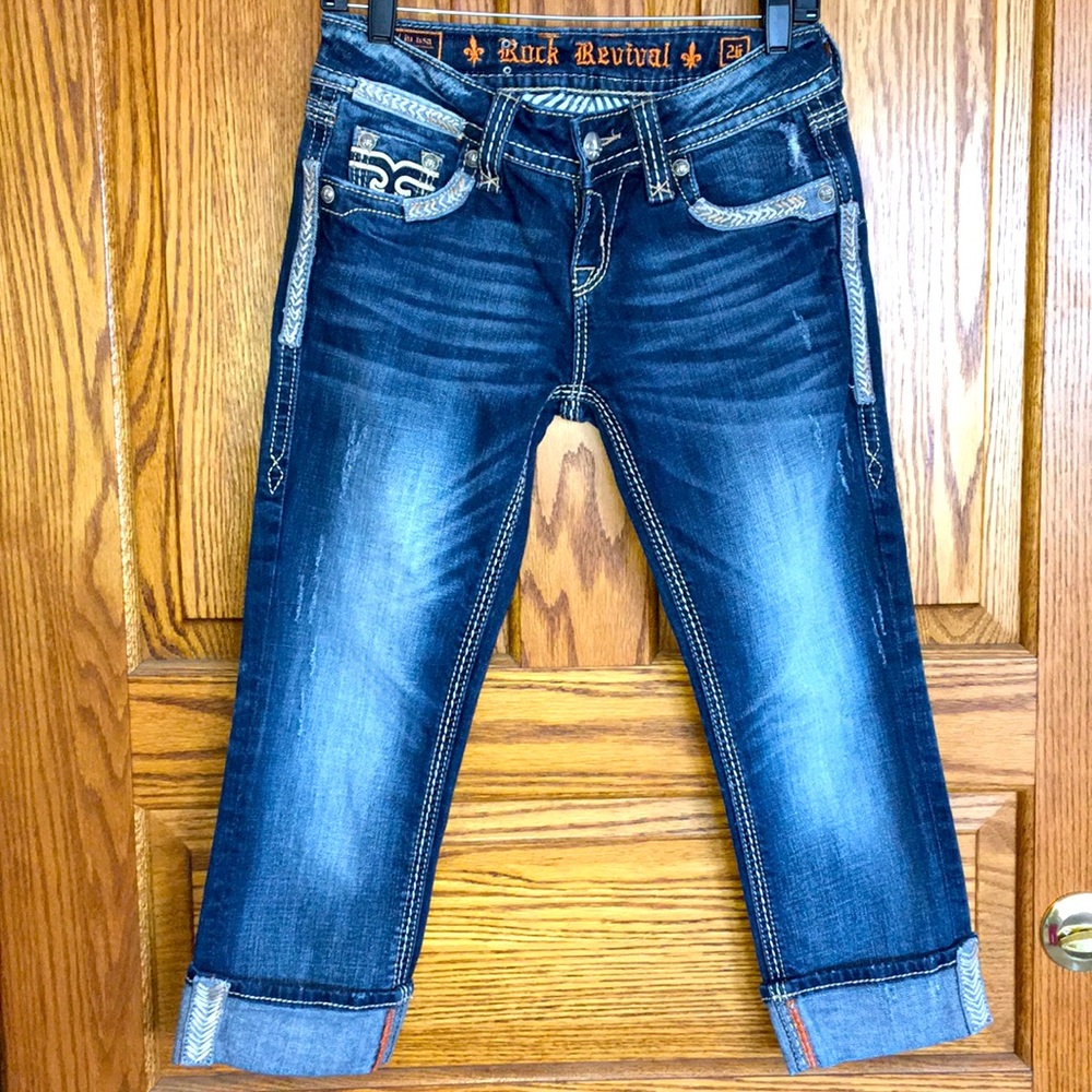 Free Ship Rock Revival Capris 26